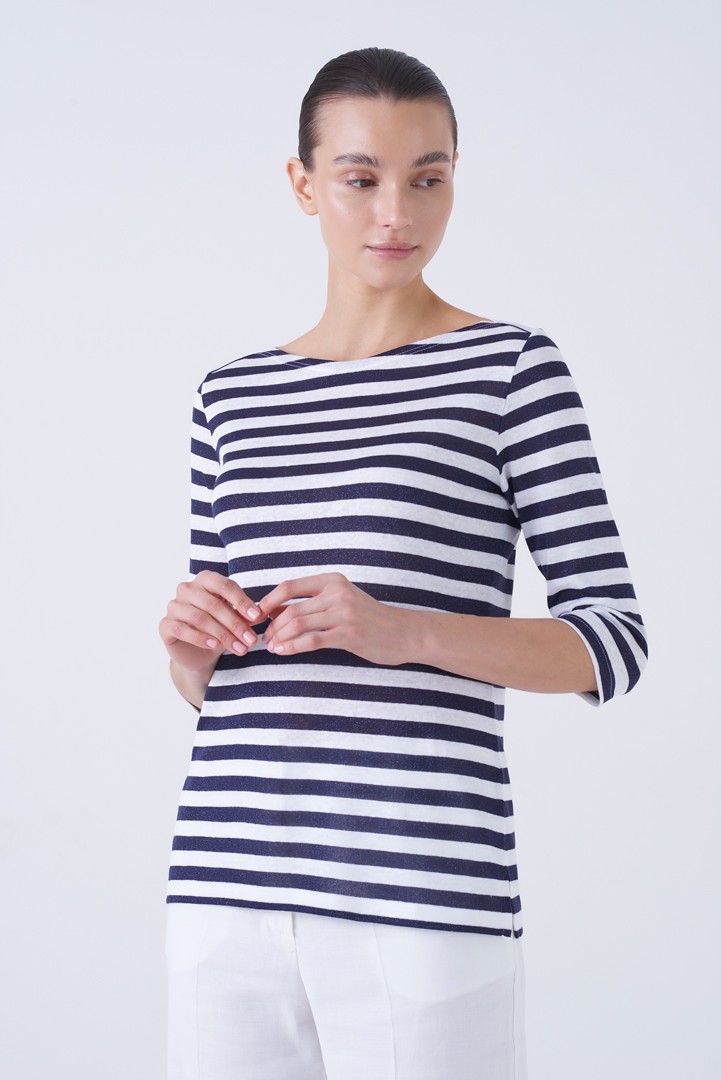 MARGHERITA LUREX BIANCO INDACO